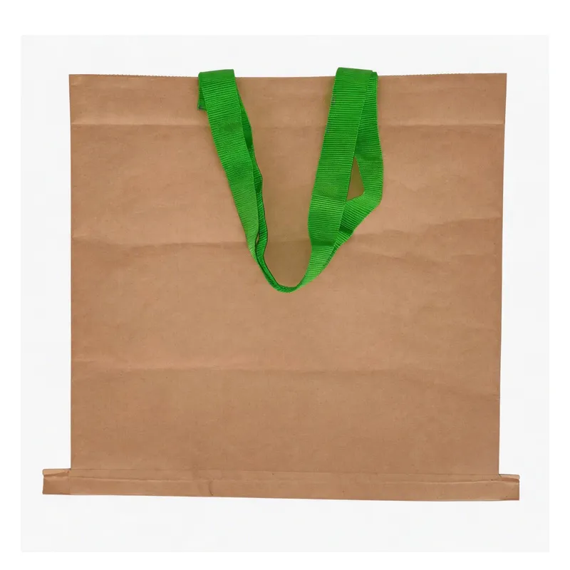 Beg Tangan Anyaman Kertas Kraft Dengan Pemegang