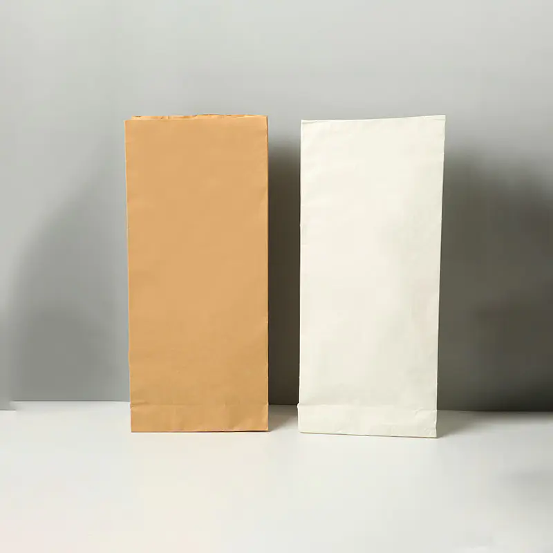 Kertas Kraft Putih dengan Beg Kertas Kraft Semula Jadi
